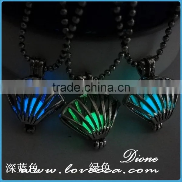 Brass Material Ladies Jewelry Luminous Necklace Pendant Glowing in the Dark photo-3