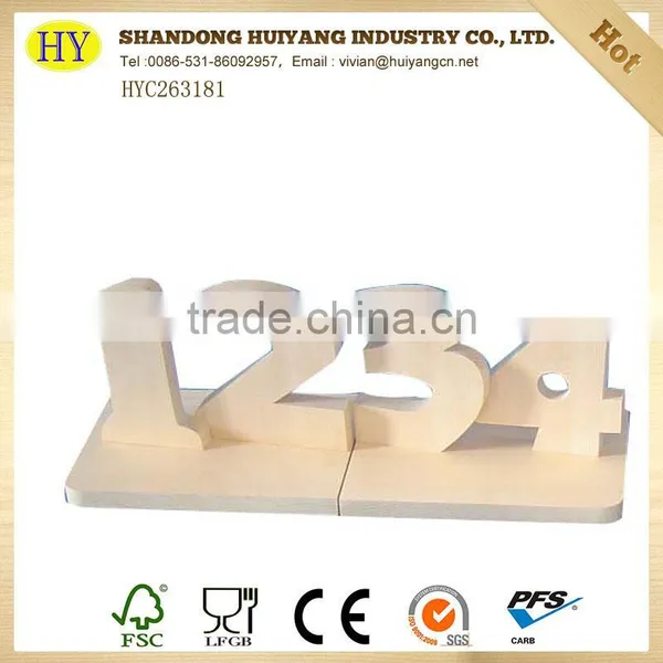Unfinished Cheap Wooden Bookend for Sale photo-2