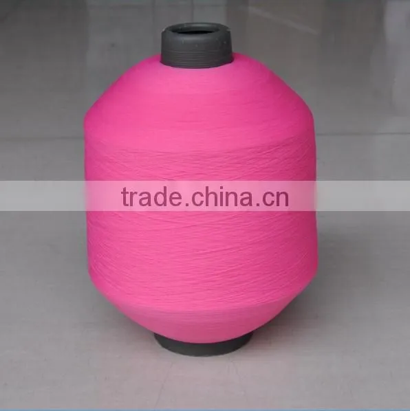 Dope Dyed Color PA 6 Knitting Yarn High Elastic Nylon Yarn 70D/2 For Decoration photo-2