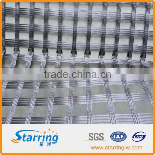Warp Knitted Polyester Geogrid for Soil Reinforcement 30-30KN/M photo-4
