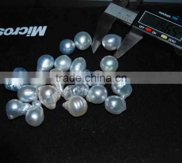 High Luster AAA 15-16mm Baroque Tahitian Loose Pearls photo-2