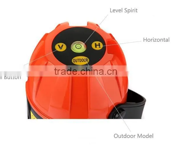 Laser Level (4V1H) Infrared Rotary Cross Line With Detectors Horizontal and Vertical Laser photo-3