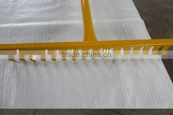 14teeth Steel Garvel Rake With Long Fiber Glass Handle photo-2