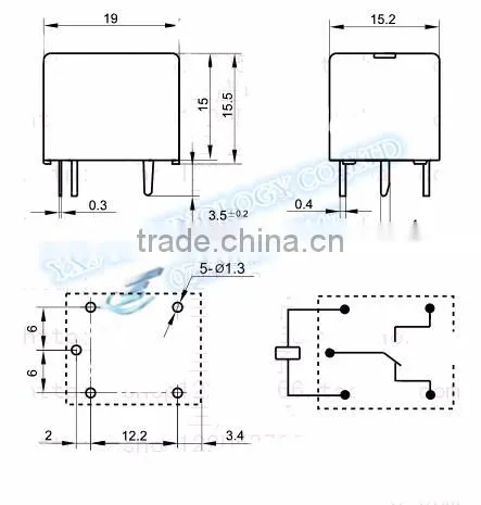 New Original HLS8L-DC12V-S-C 10A 12V Relay T73-1C-12V Relay HLS8L-12V-S-C 5Pin In Stock~ photo-2