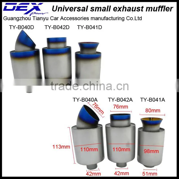 Stainless Steel Sus304 Small Exhaust Muffler photo-2