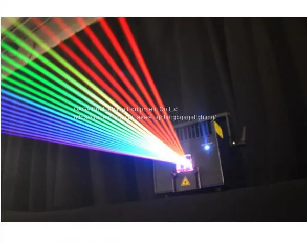 RGB Animation Laser Light Show Equipment With 100kHz photo-3