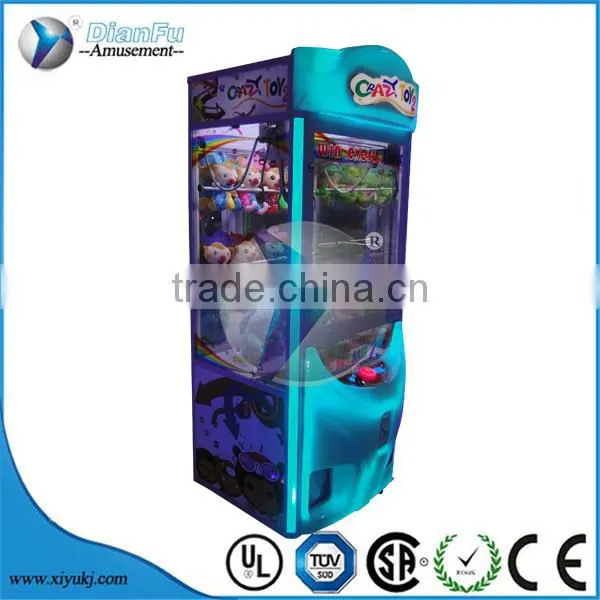 2016 New Kids Coin Operated Crazy Toys Crane Claw Toy Vending Machine Prize Machine for Shopping Mall photo-2