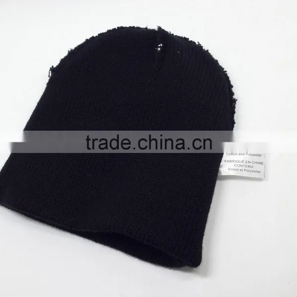 100% Acrylic Knitting Winter Cap photo-3