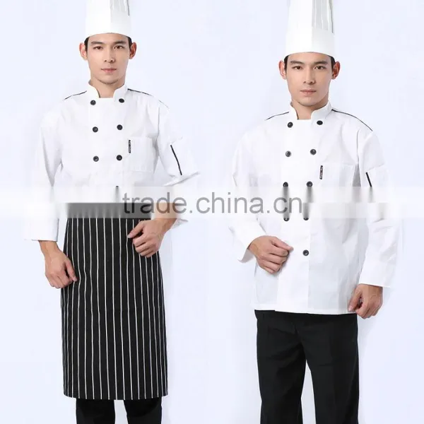 Classic Restaurant Uniforms/Waiter/Chef Jacket Cook Service OEM photo-5