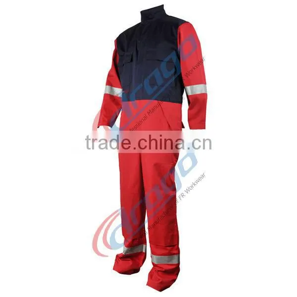 Watching Color 280GSM Cotton Fire Retardant Anti-static Coverall photo-3