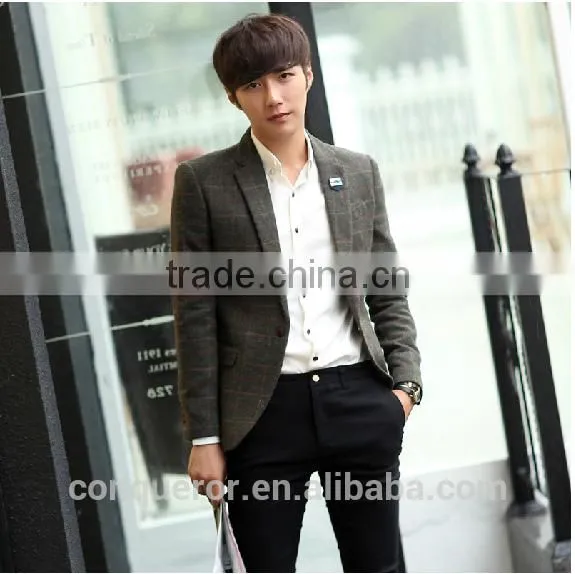 Grid Window Pane Man Suit.BSPL0643 photo-2