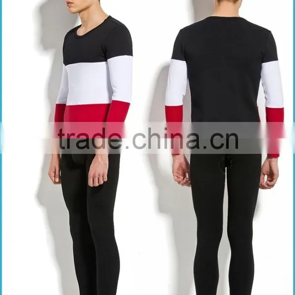New Products 2016 Innovative Heated Thermo Underwear Set Cotton Fashion Base Layer Underwear For Men Custom photo-2