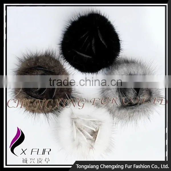 CX-A-25D Women Party Mink Fur Flower Coat Brooch Pin photo-6