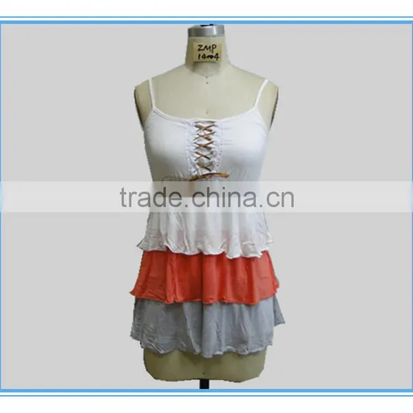 2016 Newest Colorful Tight Three Layers Womens Vest photo-2