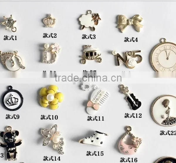 2015 Customized Zinc Alloy Tags,gold Charm Pendants for Jewelry and Handbag photo-6
