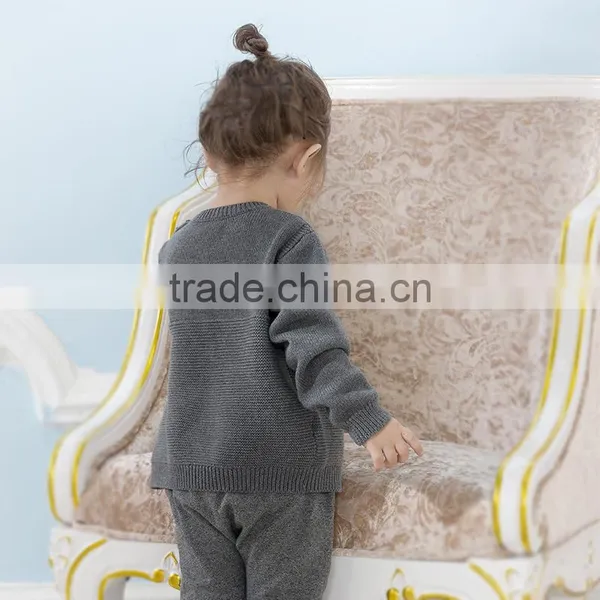 S17696A Wholesale Sweater Knitting Patterns Children Pullover Kids Sweater 2017 photo-3