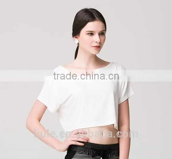 High Quality Women Casual White T-shirt photo-4