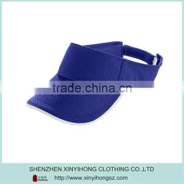 100% Polyester Blank Color Women's Sports Visor/Sun Visor Cap photo-5