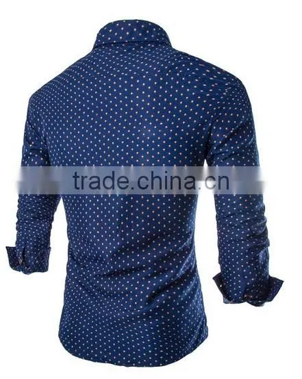 Men's Slim Fit Long Sleeve Button Down Shirts Dress Shirts Design photo-2