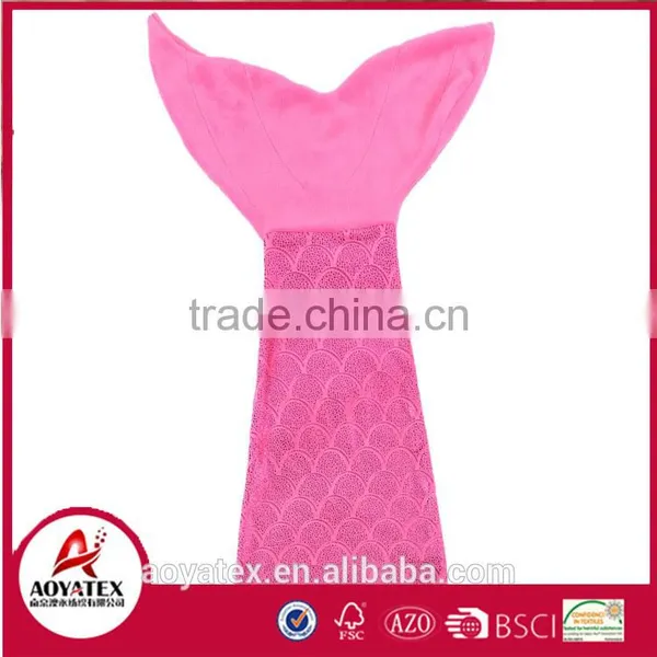 Popular Home or Travel Super Comfortable Mermaid Tail Blanket photo-3