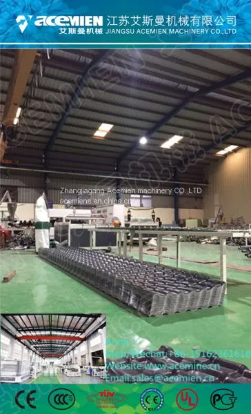 PVC+ASA Composite Roof Tile Machine/PVC Roof Tile Manufacturing Machine photo-2