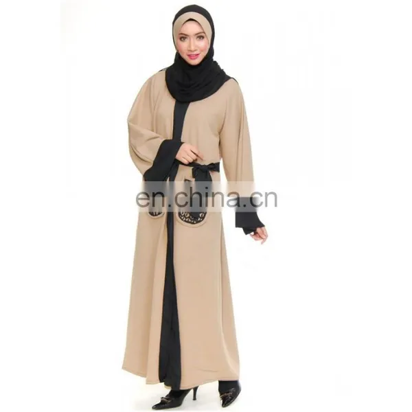 Custom Made Islamic Abaya 2017,Women Casual Maxi Dress, Fashion Muslim Dress Abaya photo-2