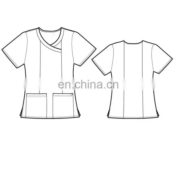 Women Fashion Nurse Uniform / Medical Scrubs Suit photo-2