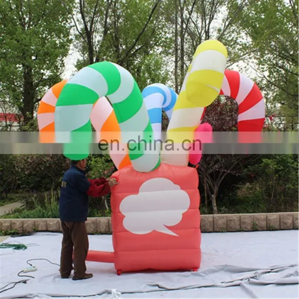 4m HIGH Inflatable Christmas Gift Box With LED for Xmas Decoration Sam yu 6606 photo-2