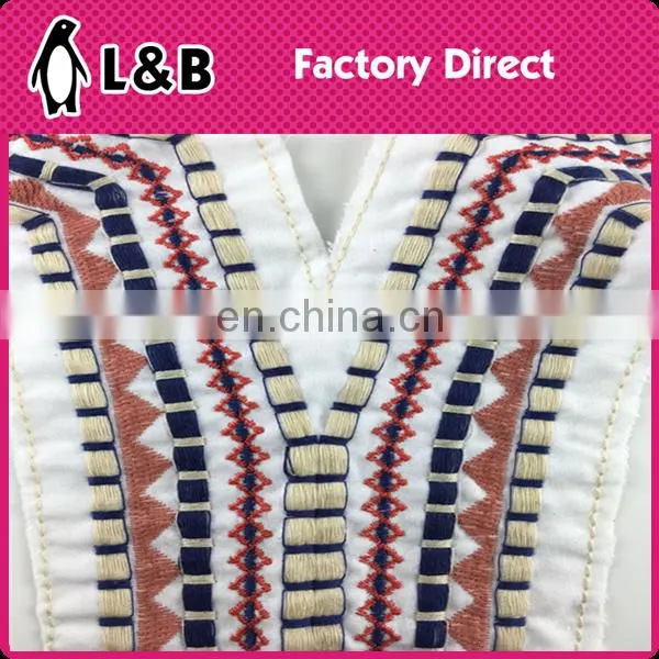 2016 Embroidered Neckline With Tassel For Garment Decorative photo-3
