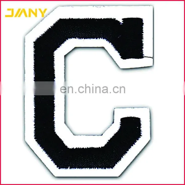 Custom Letter Iron On Embroidered Applique Patch for Clothing photo-4
