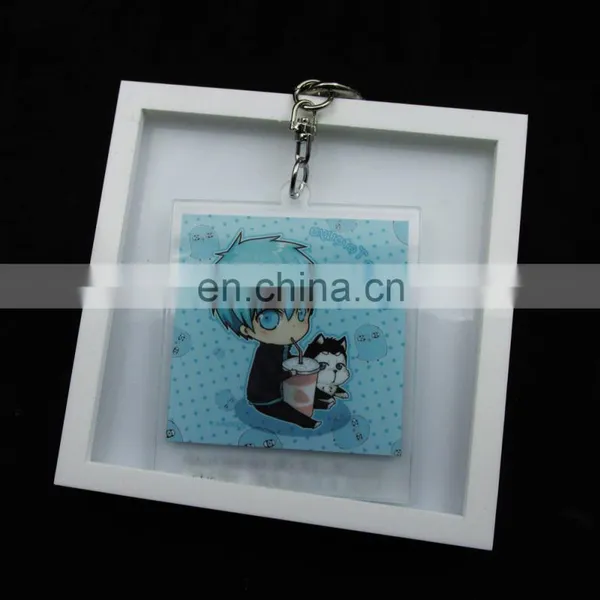 Dongguan Factory Supply Transparent Custom Shape Acrylic Keychain photo-2