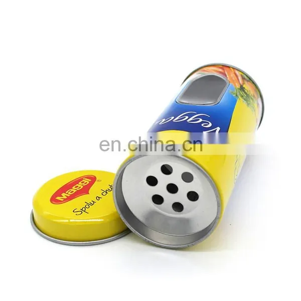 High Quality Round Silver Tins With Window on Body for Spice Storage Canister photo-3