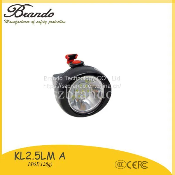 KL2.5LM-A 1pc Main LED and 6pcs SMD Outdoor Scurity Lighting LED Cordless Mining Cap Lamp