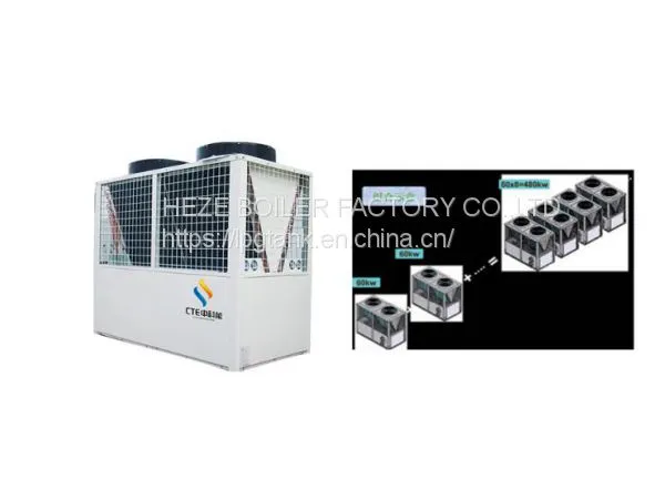 CHEAP PRICE AIR COOLED MODULAR COLD (HOT)WATER CHILLER photo-3