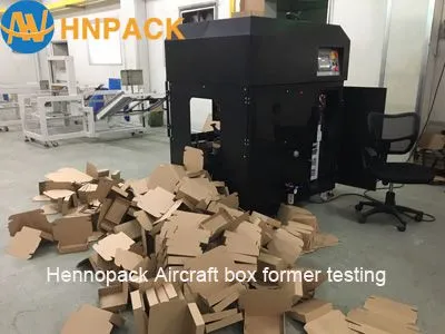 Auto Airplane Box Forming Machine (CE) Custom-made Hot Melt Version Auto Glue Sealing Airplane Box Formor photo-3
