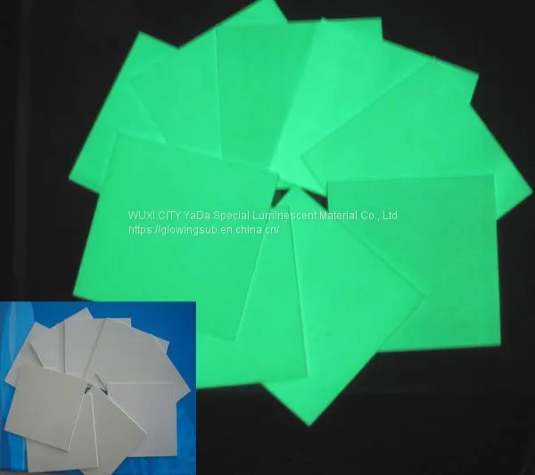 High Quality Glow in the Dark Plate Shee Board for Safety Signs