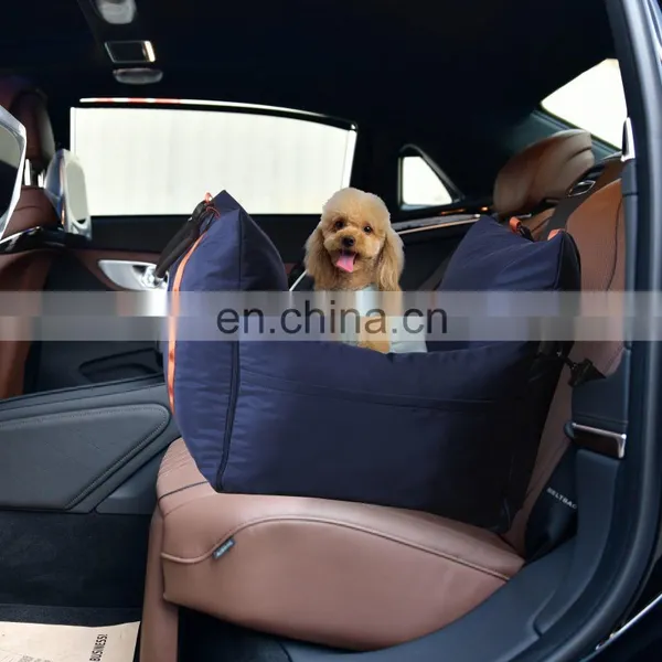 Multifunction Dog Car Seat Travel Dog Bed With Safe Belt and Dog Leash Inside;Waterproof and Crease Resist for Outdoor photo-6