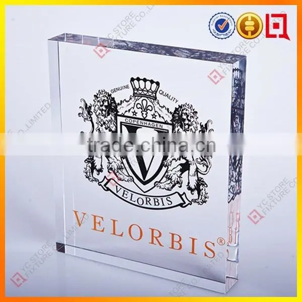 Counter Solid Acrylic Sign Block for Sale photo-2