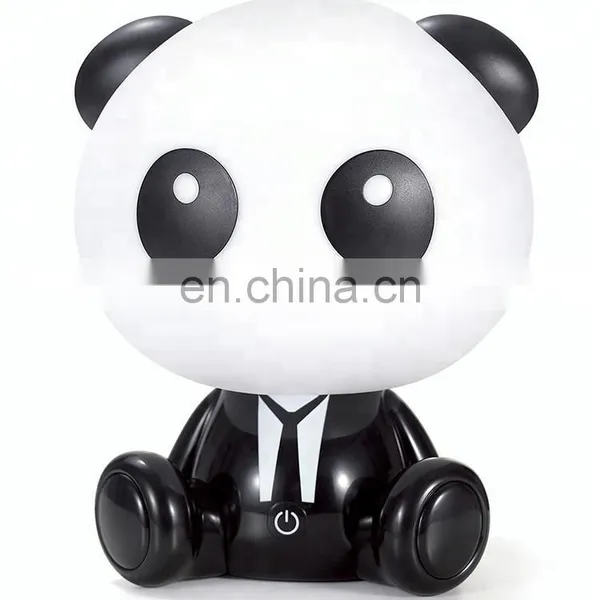 Plastic Panda Touch Table Lamp Usb Energy Saving Night Light Bedside Lamp photo-2