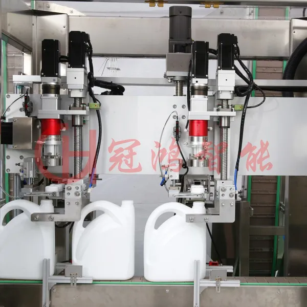Double Heads Tracking Type Servo Piston Capping Machine photo-3