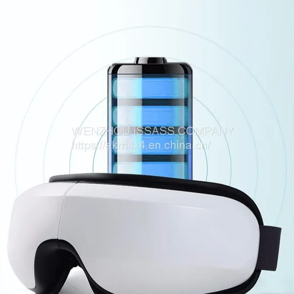Wireless Air Pressure Vibration Digital Eye Massager Vibration Magnetic Acupuncture Therapy Relief Heat Compress Eye Mask photo-5