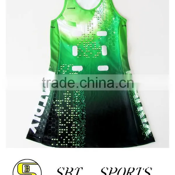 2016 New Sublimation High Quality Cheap Netball Jersey/netball Dress photo-2