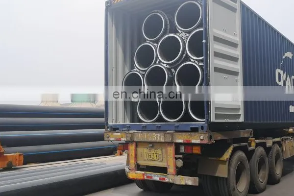HDPE Pipe With Two HDPE Flange Adapter and Two Steel Flanges For Dredge and Mining photo-4