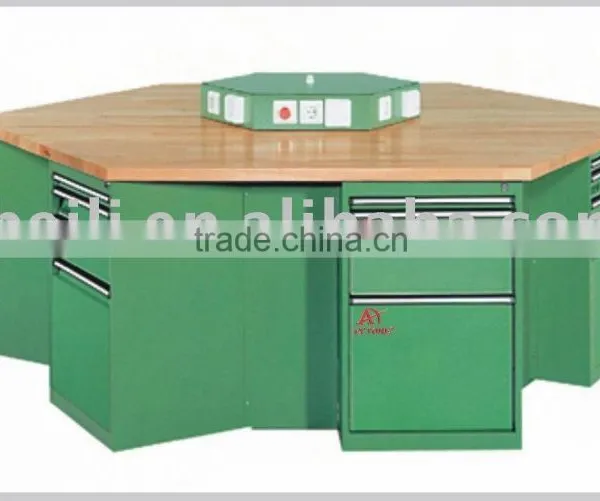 DIY Steel Hexangular Work Bench for Workshop Repair