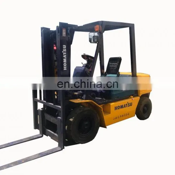Diesel Forklift Used Komatsu Good Working Efficiency Two Mast Lifting Machinery for Sale photo-3