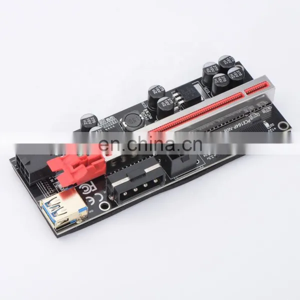 VER009S PCI-E 1X to 16X LER Riser Card VER 009S 009s Card Extender PCI Express Adapter USB 3.0 Cable Power VER009S Plus Riser photo-4