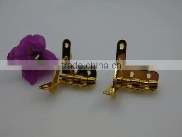 Wholesale Small Metal Gifts Box Spring Hinge Seven Word Buckle for Jewelry Boxes China Manufacturer photo-2