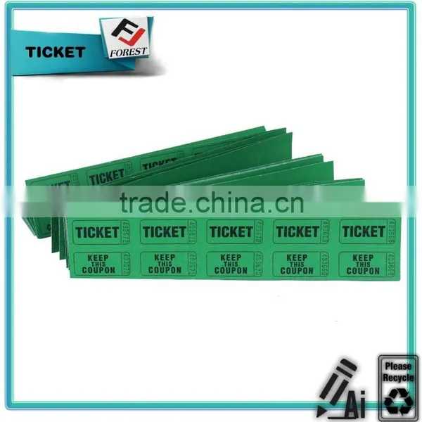 Customized Raffle Tickets, Coupon Ticket, Admission Ticket, Wholesale and Printing Tickets photo-6