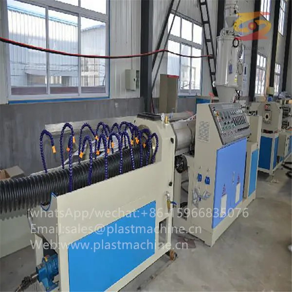 PE PRESTRESS CORRUGATED PIPE MACHINE photo-5