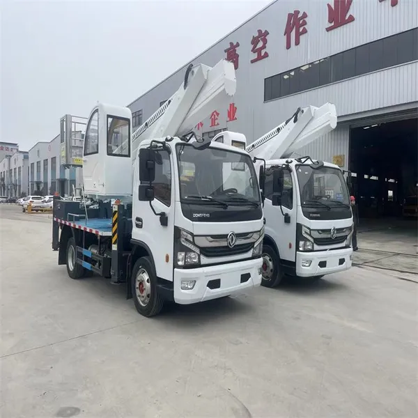 Export of Aerial Work Car Dongfeng Dolica 23 Meters Aerial Work Car Ruiat Aerial Equipment Export photo-3